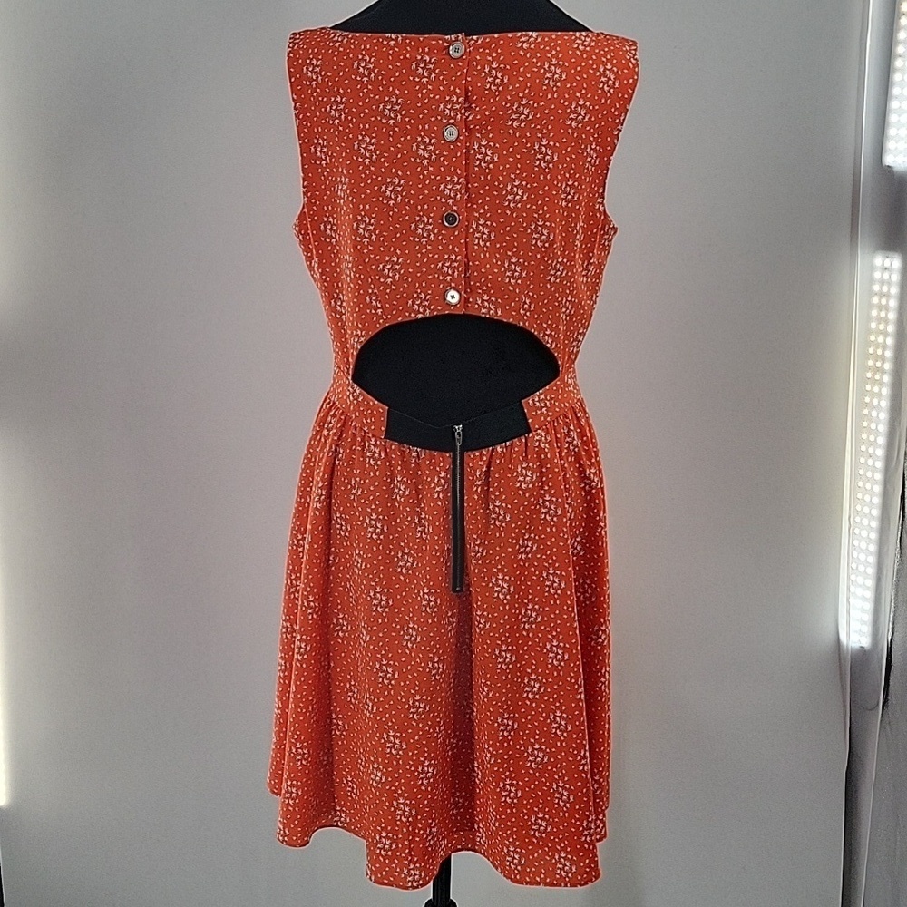 Gianni Bini Vibrant Orange Mini Dress - Picture 3 of 16